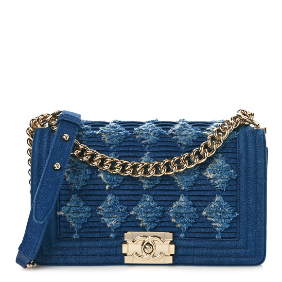 Chanel Handbags - Chanel Denim Pleated Medium Boy Flap #138961C45B